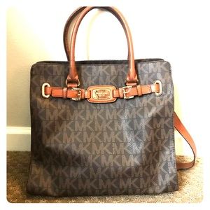 Brown Michael Kors Purse/Laptop Bag